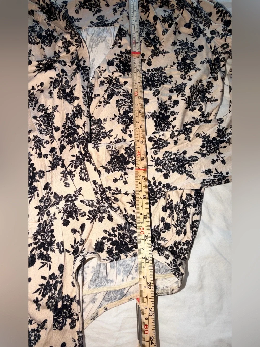 Free People Printed Turnt Long Sleeve Bodysuit
